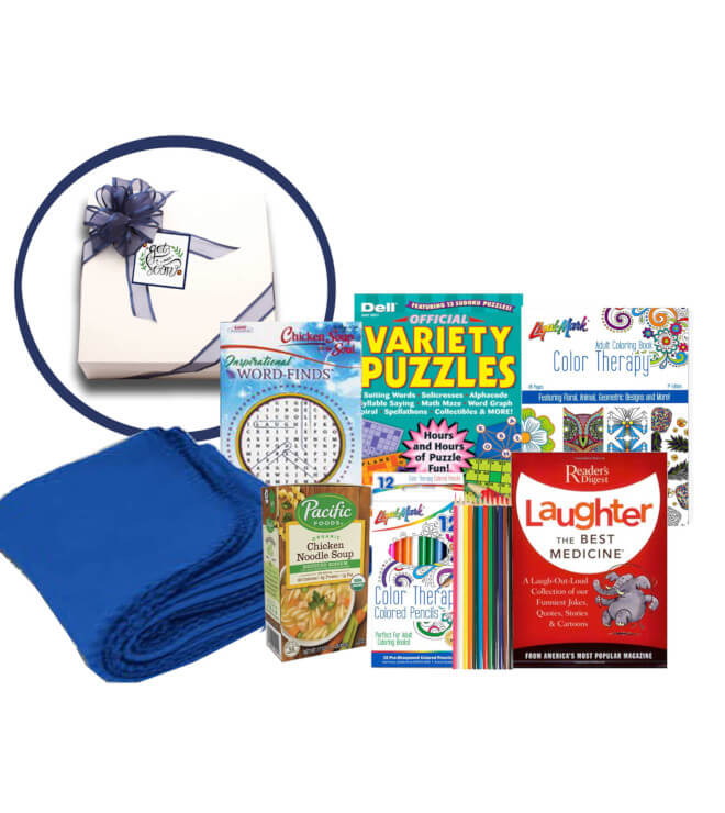 Deluxe - Laughter is The Best Medicine Get Well Soon Basket