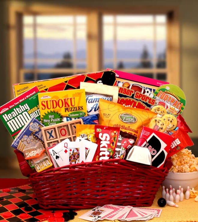 Fun & Games Gift Basket