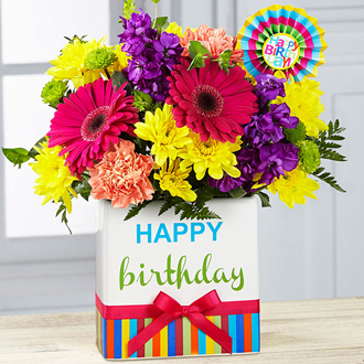 Happy Birthday Brights Bouquet