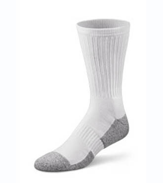 Dr. Comfort Diabetic Socks Crew White