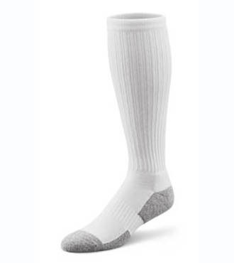 Dr. Comfort Diabetic Socks Over-the-Calf White