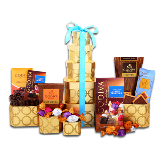 Godiva Chocolate Tower