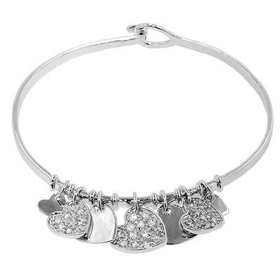 Heart Charm Bracelet