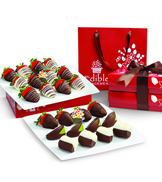 Swizzle Berries & Chocolate Dipped Mixed Fruit Bundle
