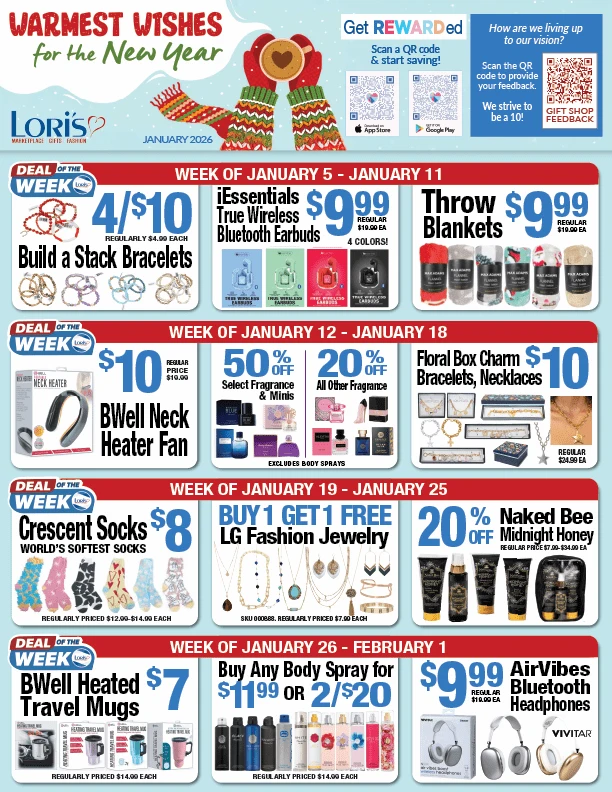 January 2026 In Store Deals - Early Black Friday