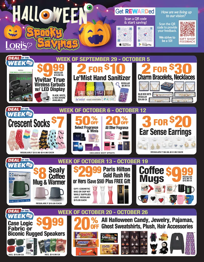 October 2025 In Store Deals