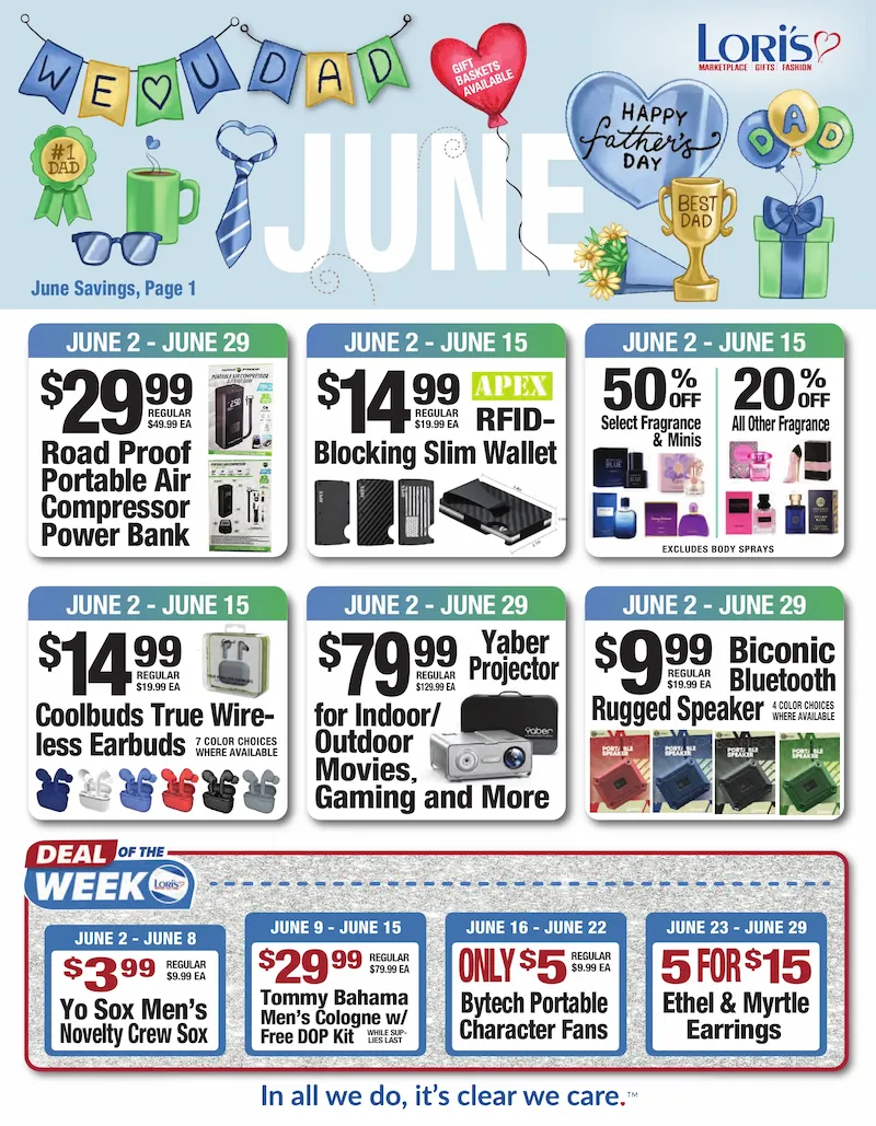 June 2025 In Store Deals