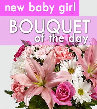 New Baby Girl Flower Bouquet