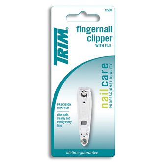 Trim Fingernail Clipper with File