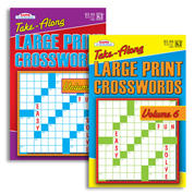 Large Print Crossword Book