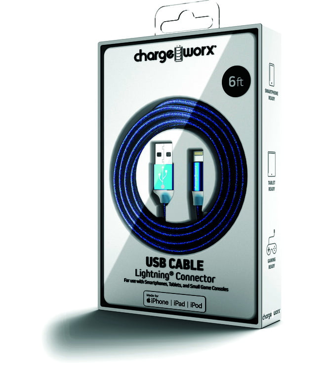 6-ft Lightning Cable Dark Blue