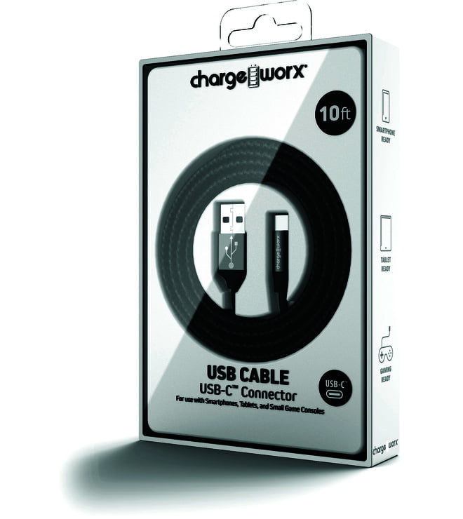 10ft Usb-c Cable - Black