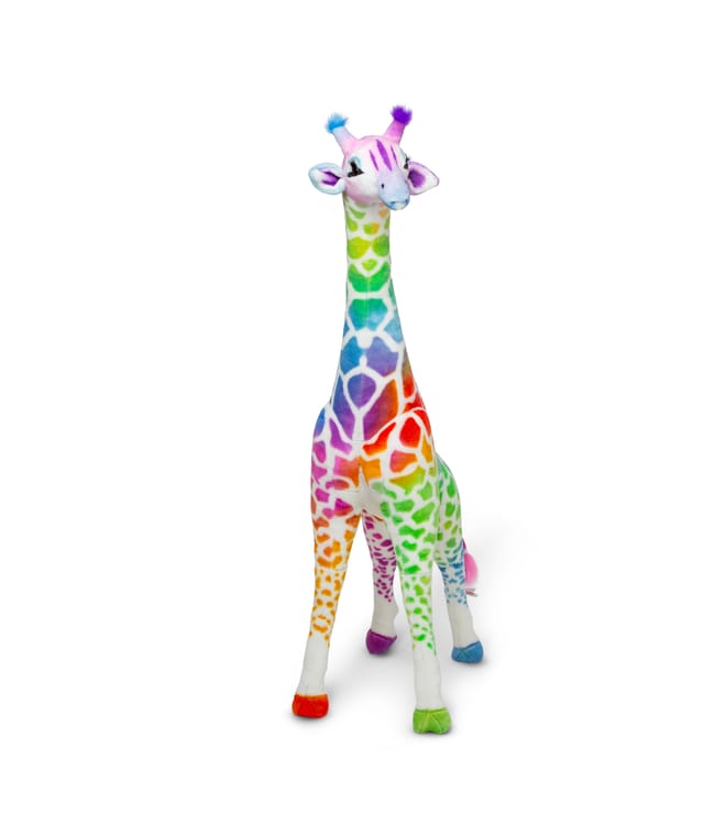 Rainbow Giraffe Giant Plush 48in