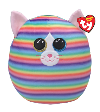 HEATHER - cat rainbow squish 10in.
