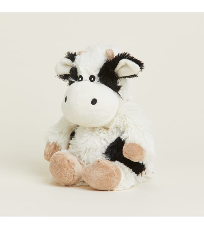 Warmies Jr Black And White Cow