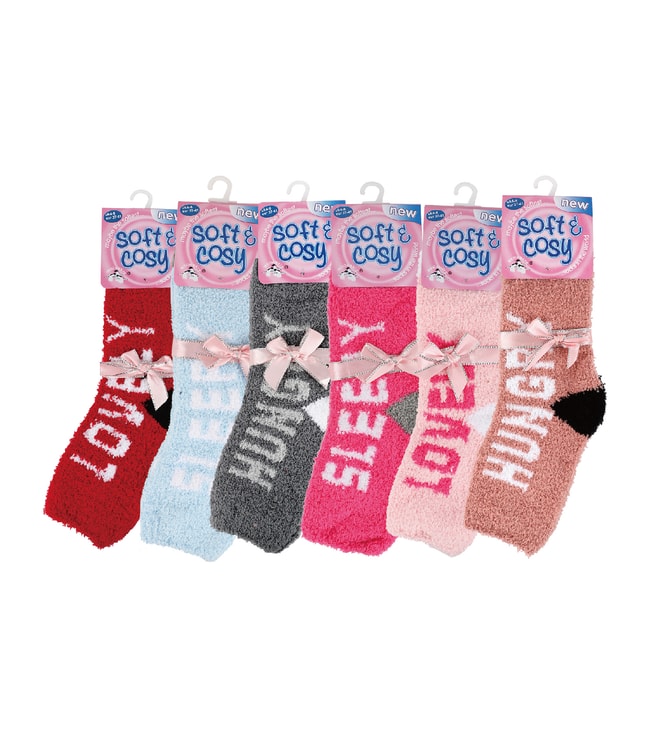 Xmas Design Fuzzy Socks