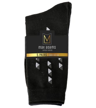 Max Adams 5pk Dress Socks