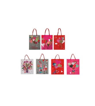 Love Themed Medium Gift Bags Assorted