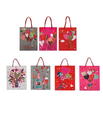 Love Themed XLarge Gift Bags Assorted