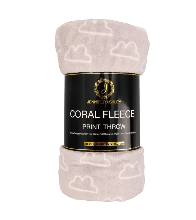 Coral Fleece Throw Print Colors