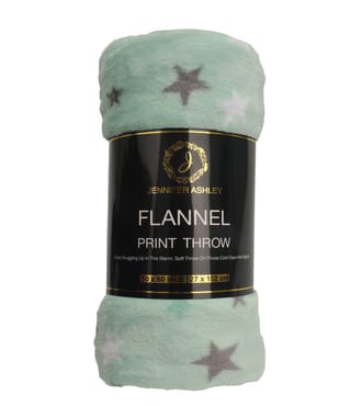 Flannel Throw Print  Colors