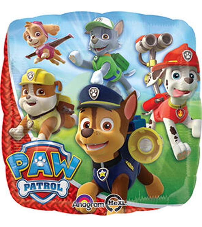 Paw Patrol Square Balloon, 17in.