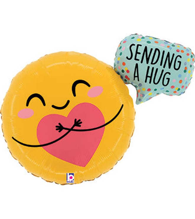 Smiley Hug Balloon, 31in.