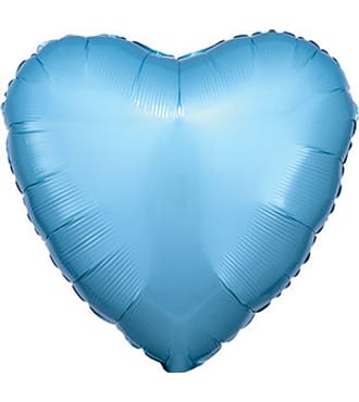 Anagram Blue Heart Solid Helium Balloon 19inch 