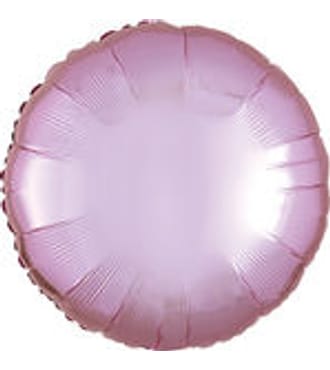 Anagram Solid 18inch Round Balloon Packaged Light Pink