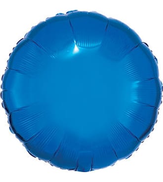 Anagram Solid 18inch Round Balloon Packaged Royal Blue