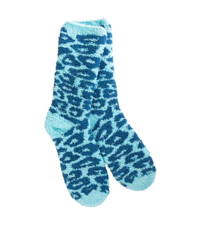 Knit Pickin Fireside Crew Blue Leopard