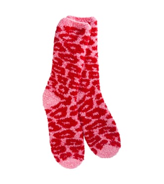 Knit Pickin Pink Leopard Crew