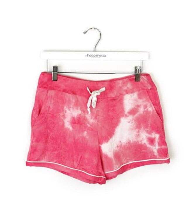 Hello Mello  Dyes The Limit Lounge Shorts Coral  M/L