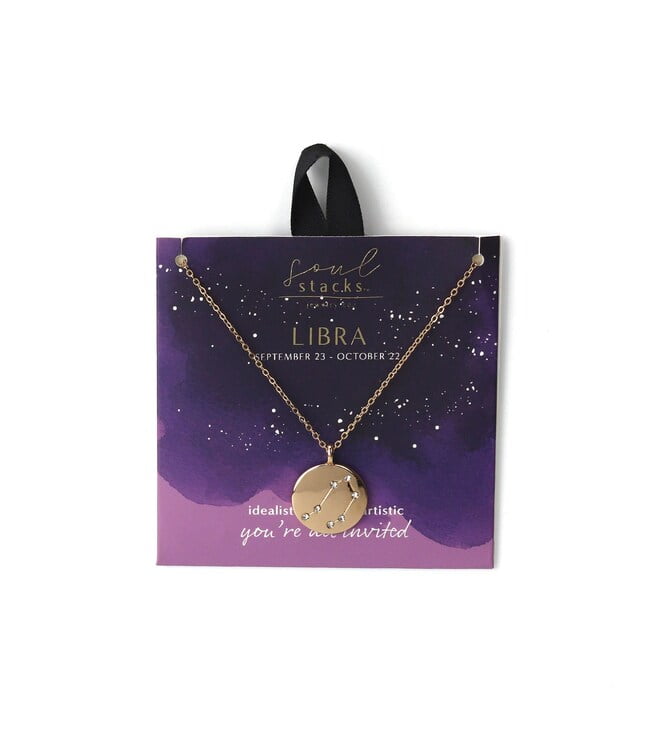 Soul Stacks Star Sign Libra Pendant