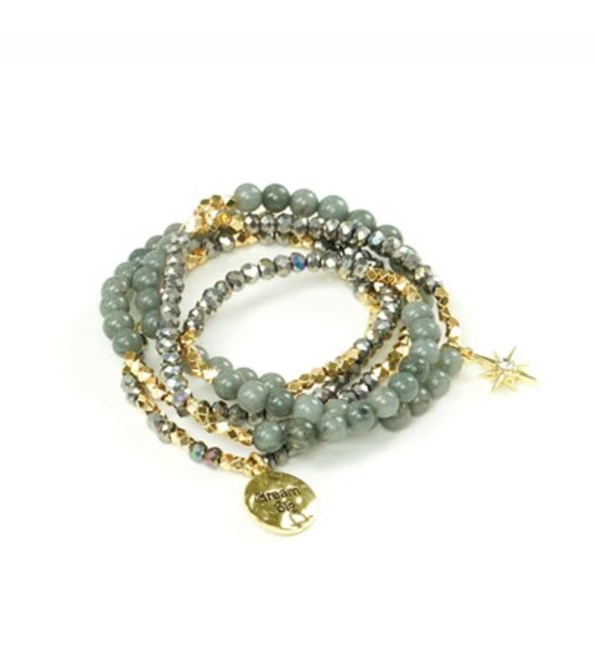 Soul Stacks Drm Big Iolite Bracelet and Necklace