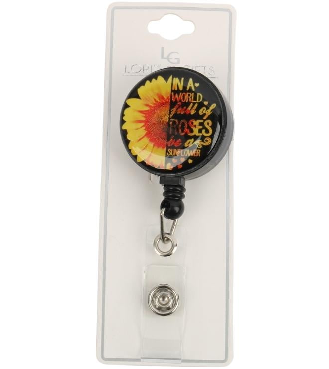 Sunflower Badge Reel