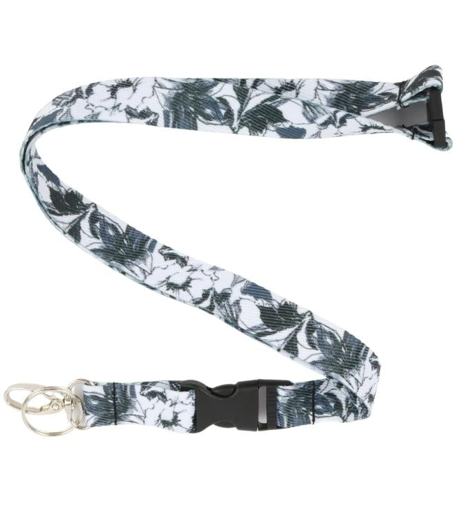 Flower Fabric Lanyard