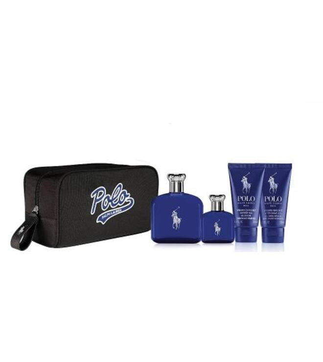 Polo Blue M Edt/S Set 4.2 4Pc