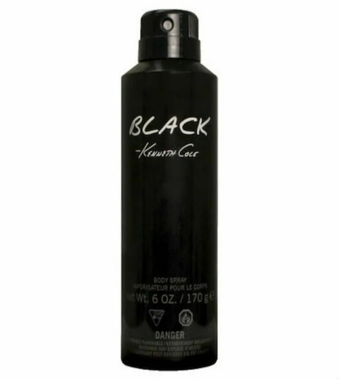 Kenneth Cole Black Men's Body Spray 6oz