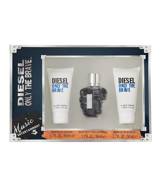 Diesel Only Brave M Set 1.7 3Pc  (1.7 Edp/S; 2Pc 1.7 Shower Gel)