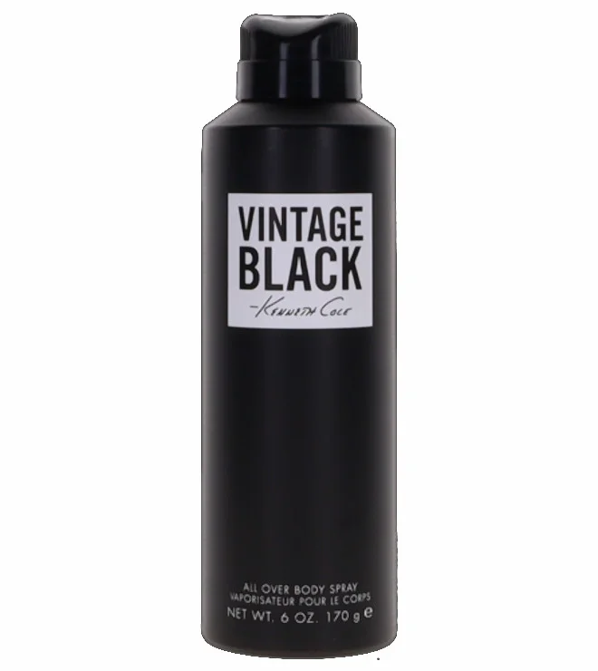 Kenneth Cole Vintage Black Men's Body Spray 6oz