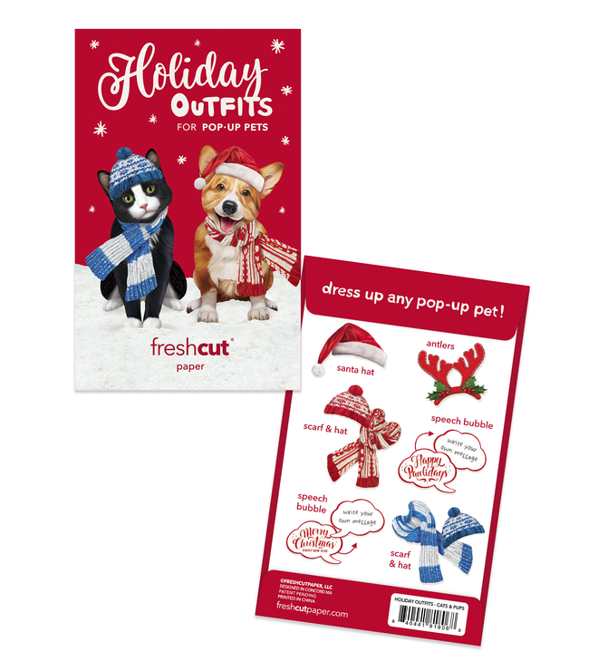 FreshCut Paper Pets Holiday Outfits