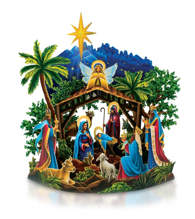 FreshCut Paper Starlit Nativity