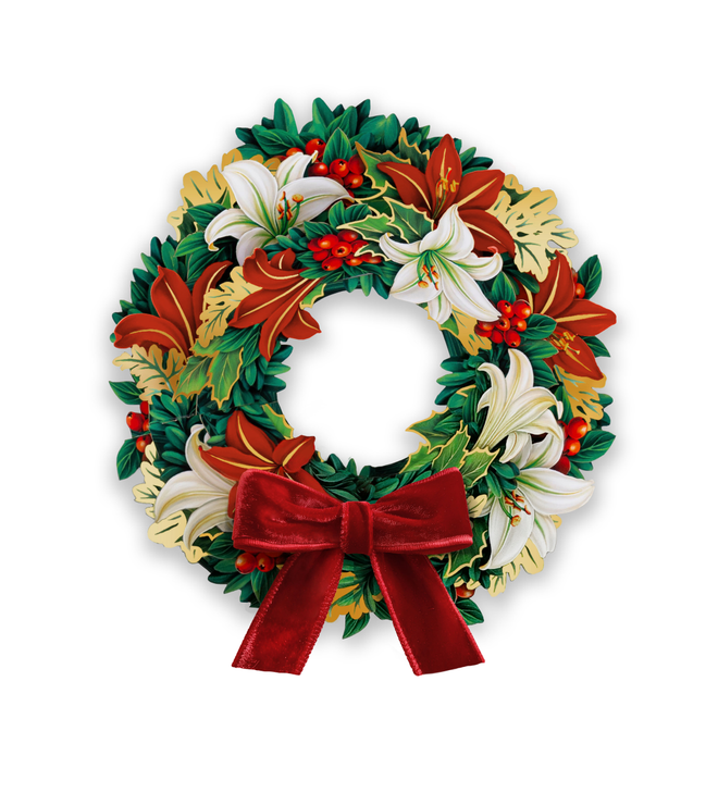 FreshCut Paper Mini Winter Joy Wreath