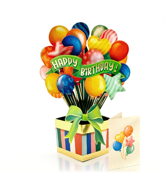 FreshCut Paper Mini Birthday Balloons