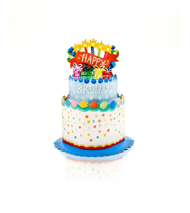 FreshCut Paper Mini Confetti Birthday Cake