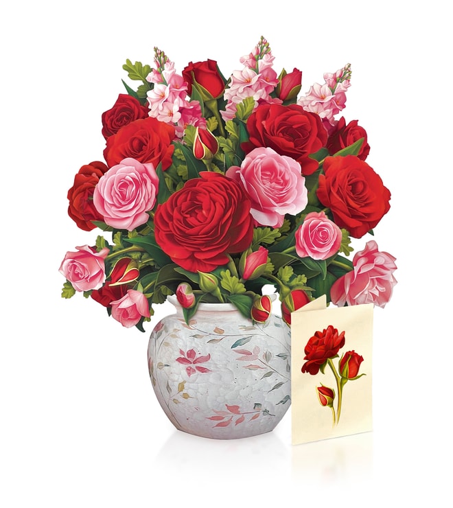FreshCut Paper Blooming Roses