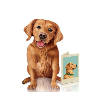 FreshCut Paper Golden Retriever Pet