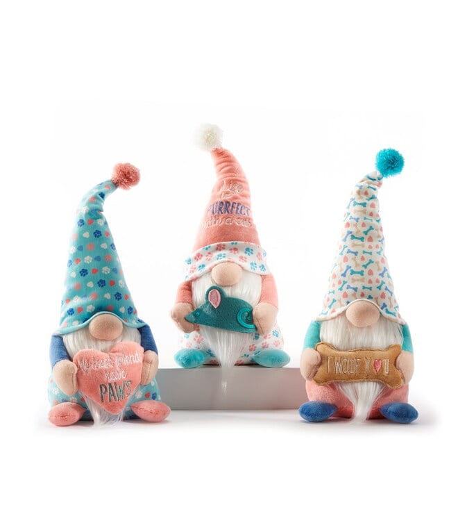 Gnomes - Sitting Pet Pal W/Sentiment (Assorted)