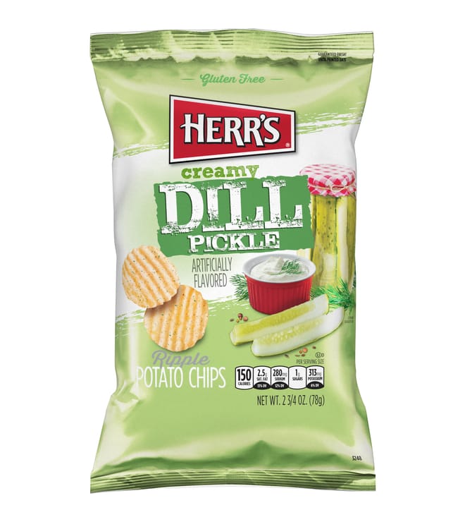 Herrs Creamy Dill Chips 2.75oz